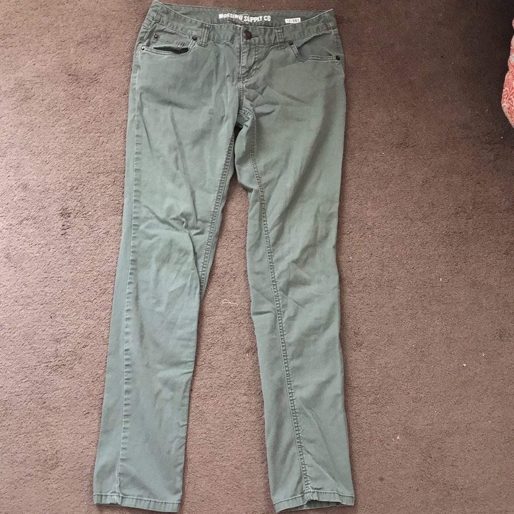 Green jeans